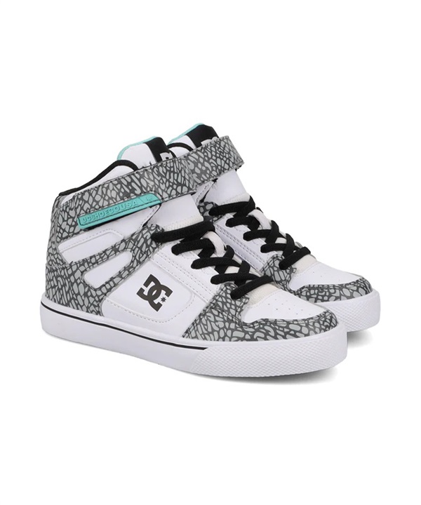 DC ディーシー スニーカー キッズ ジュニア 子供 靴 シューズ ハイカット PURE HIGH-TOP SE EV SN DK254004