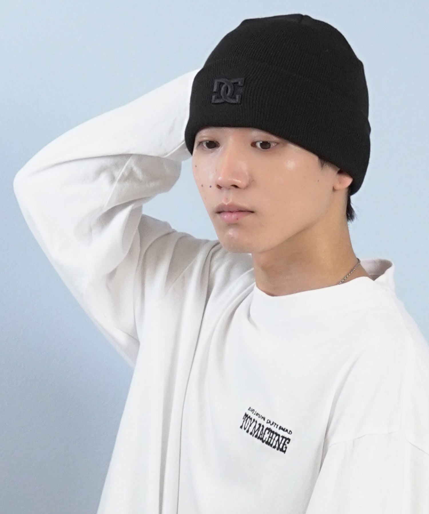 DC ディーシー ニット帽 ビーニー ニットキャップ フリーサイズ 帽子