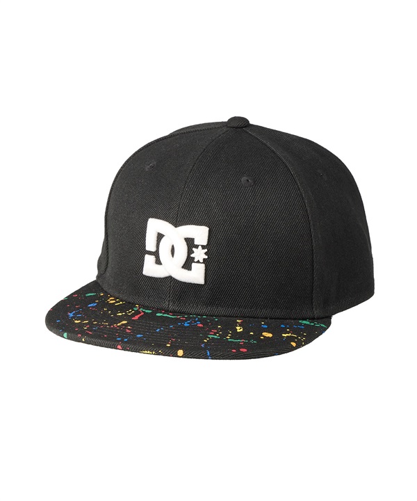 DC ディーシー キッズ キャップ 帽子 ロゴ 刺しゅう デニム フラットバイザー 25 KD STAR EMB SNAPBACK YCP251603