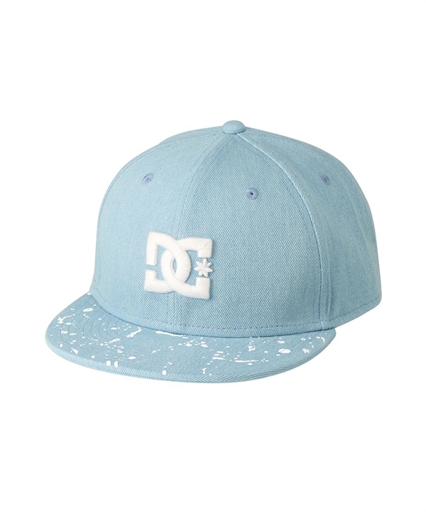 DC ディーシー キッズ キャップ 帽子 ロゴ 刺しゅう デニム フラットバイザー 25 KD STAR EMB SNAPBACK YCP251603