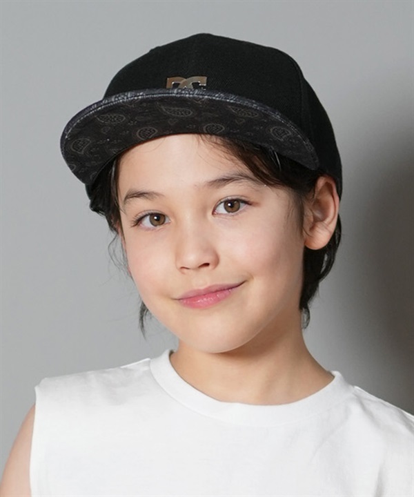 DC ディーシー キッズ キャップ 帽子 フラットバイザー 25 KD PRINTVISOR SNAPBACK YCP251604