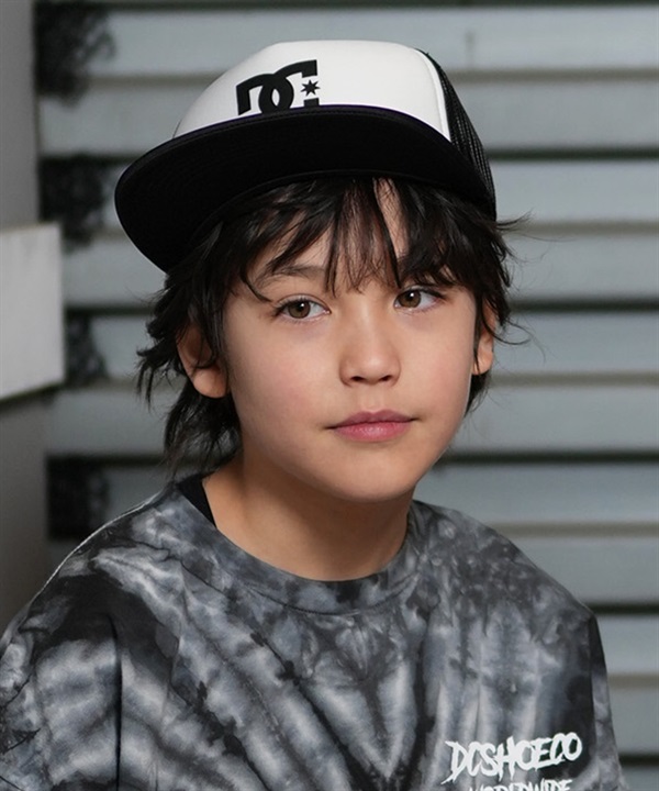 DC ディーシー キッズ キャップ 帽子 ロゴ メッシュ GAS STATION TRUCKER BOY YCP251610