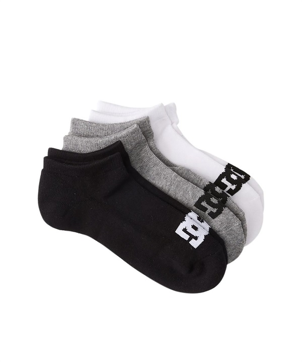 DC ディーシー ソックス 靴下 キッズ ジュニア 子供  3足組  SPP DC ANKLE 3PK BOY YSO251612