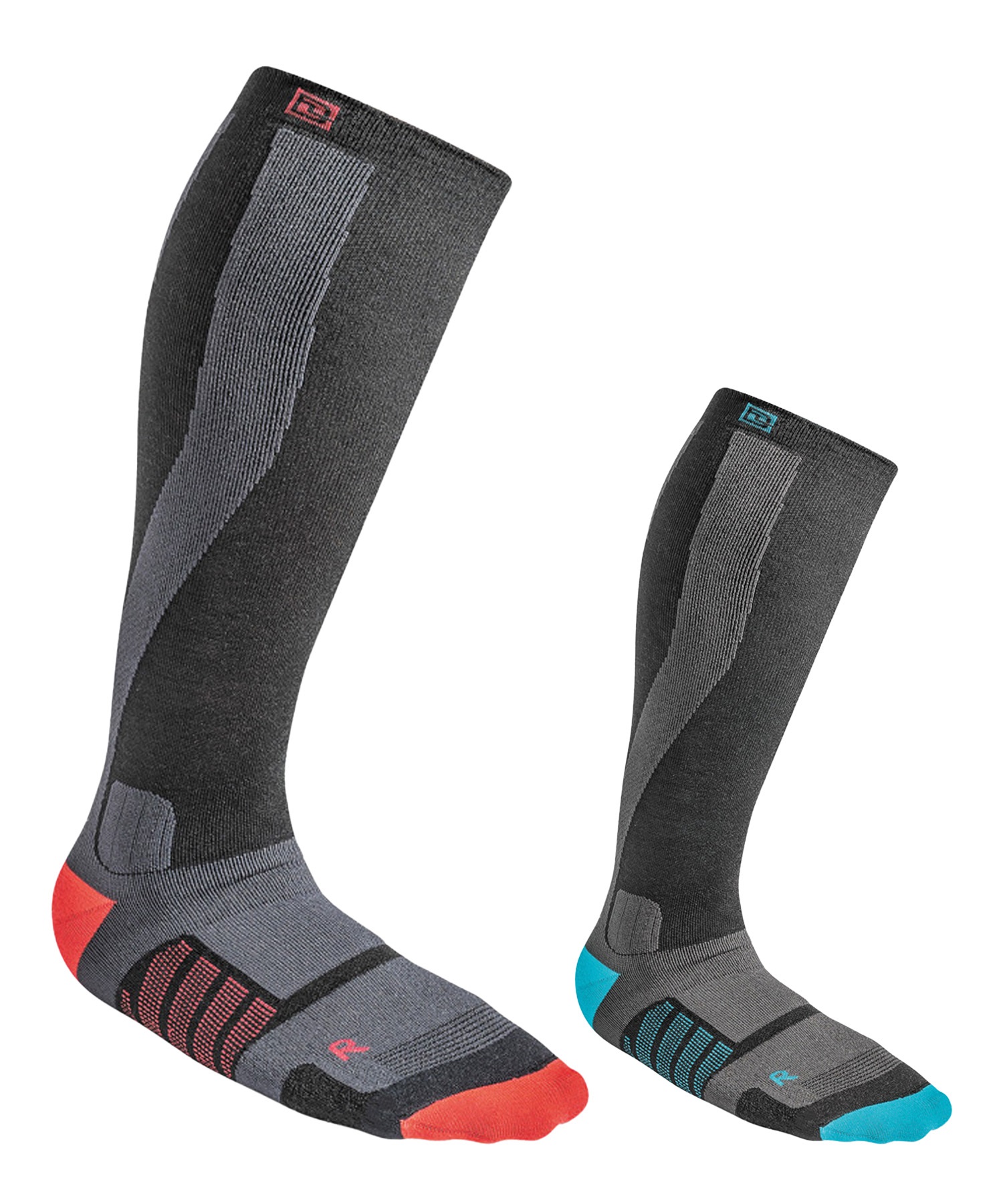 DEELUXE ディーラックス THERMO SOCKS EVO スノーボード ソックス 靴下 ユニセックス ムラサキスポーツ 25-26モデル(BK/RD-S)