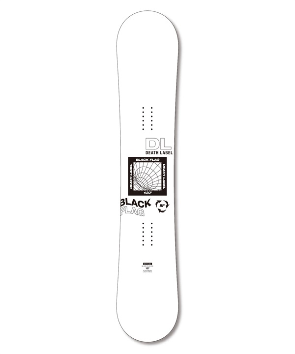 【早期購入】DEATH LABEL デスレーベル スノーボード 板 ユニセックス BLACK FLAG DW ムラサキスポーツ 25-26モデル MM C28