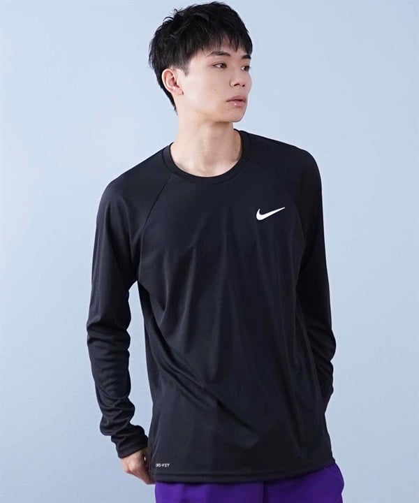 NIKE ナイキ 水着 ラッシュガード 長袖 Tシャツ ロンT メンズ 水陸両用 UVカット NESSA587