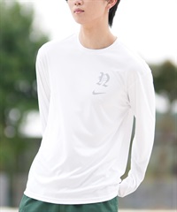 NIKE ナイキ 水着 ラッシュガード 長袖 Tシャツ ロンT メンズ ワンポイント UVカット NESSF474