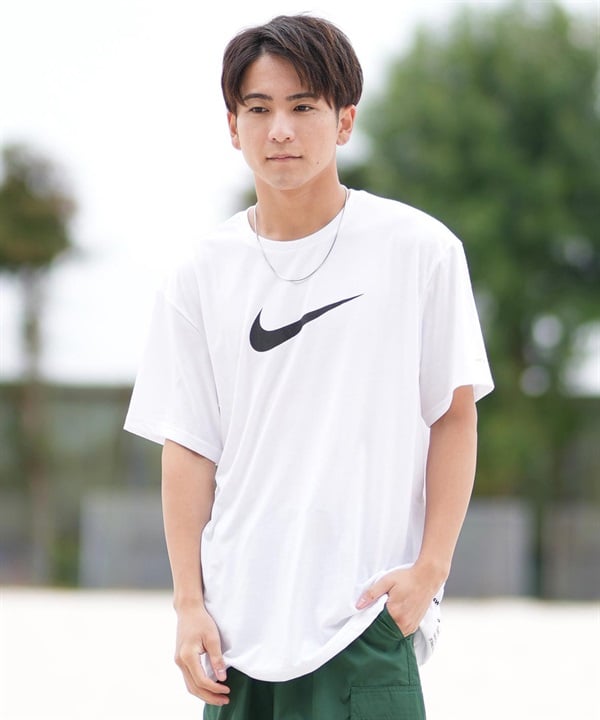 NIKE ナイキ 水着 ラッシュガード 半袖 Tシャツ メンズ 水陸両用 UVカット コットンライクスニーカーボックスS Sガード NESSF523