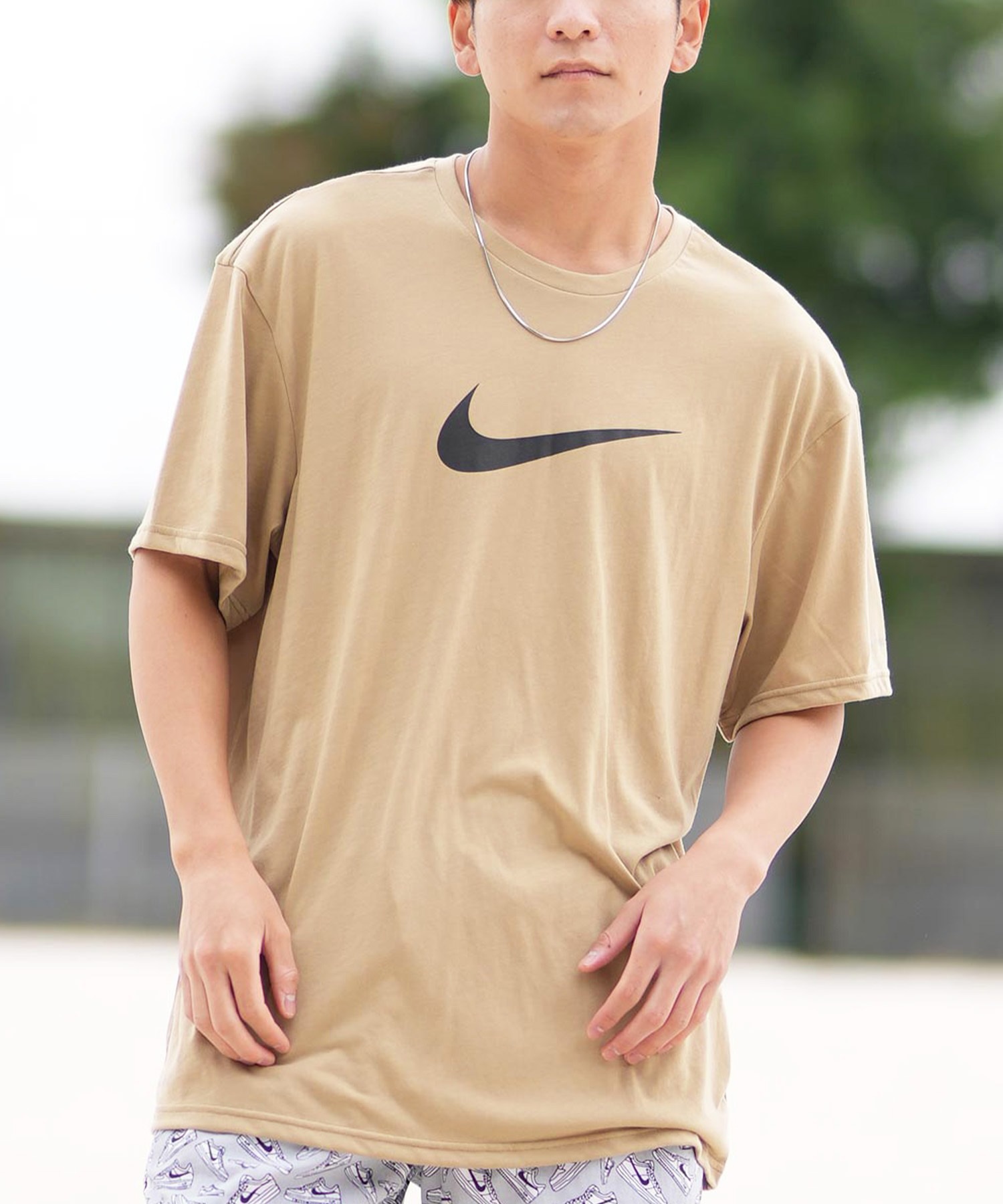 NIKE ナイキ 水着 ラッシュガード 半袖 Tシャツ メンズ 水陸両用 UV