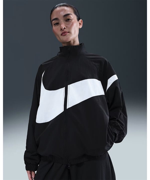 NIKE ナイキ ナイロン ジャケット レディース トラックジャケット ロゴ HV4108-010