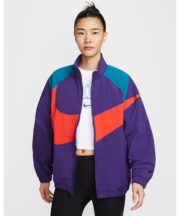 NIKE ナイキ ナイロン ジャケット レディース トラックジャケット ロゴ HV4108-547