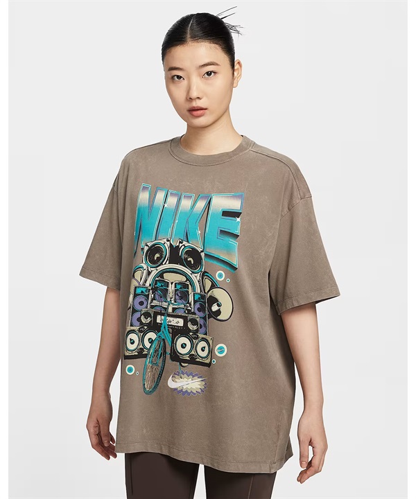 NIKE ナイキ 半袖 Tシャツ レディース オーバーサイズ WS NSW OSFVLS STシャツ HF9692-214