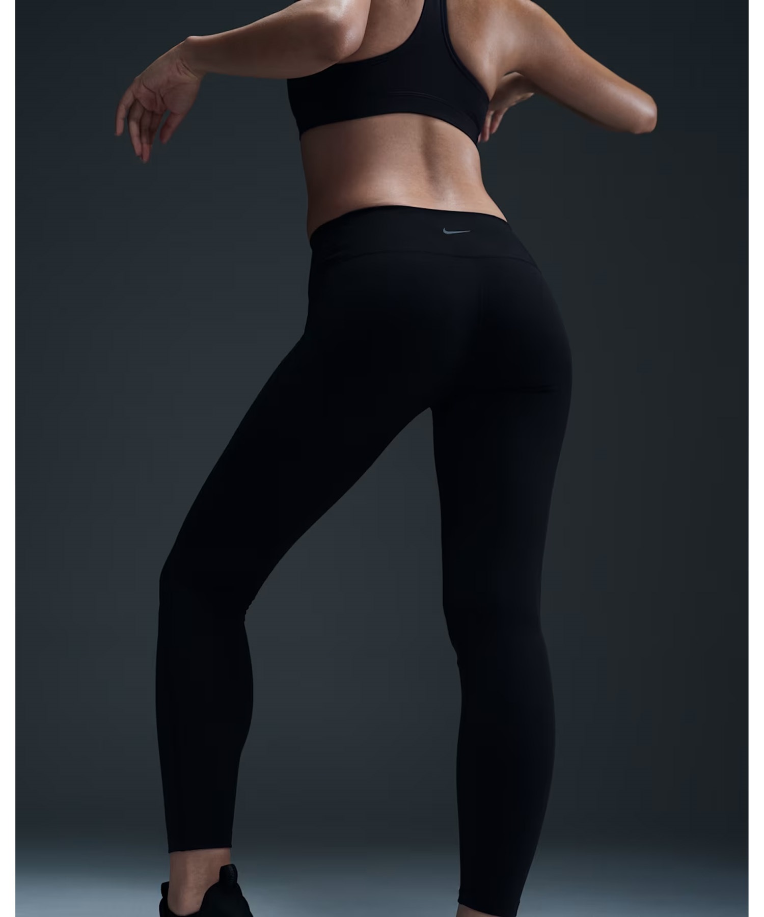 NIKE ナイキ ロングパンツ レディース ワンポイント ロゴ ハイウエスト