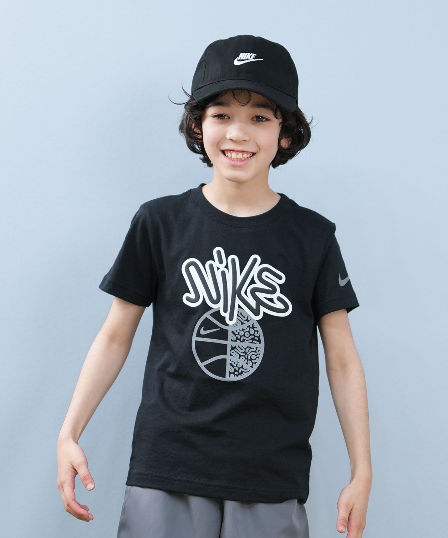 NIKE ナイキ 半袖 Tシャツ キッズ 子供 ロゴ BASKETBALL HANDSTYLE