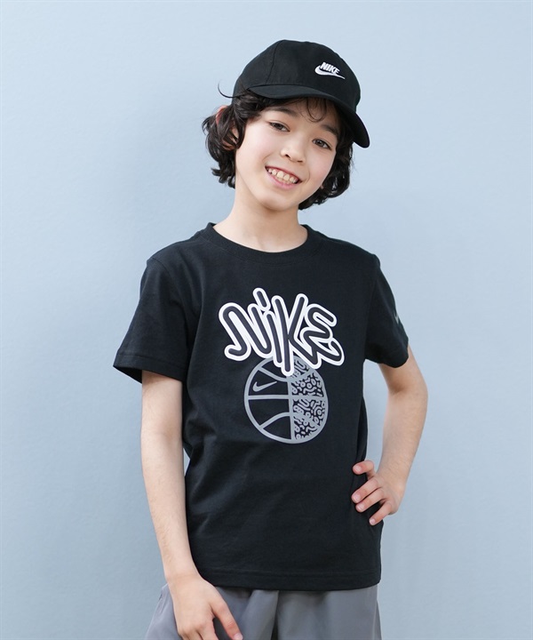 NIKE ナイキ 半袖 Tシャツ キッズ 子供 ロゴ BASKETBALL HANDSTYLE 86M833-023