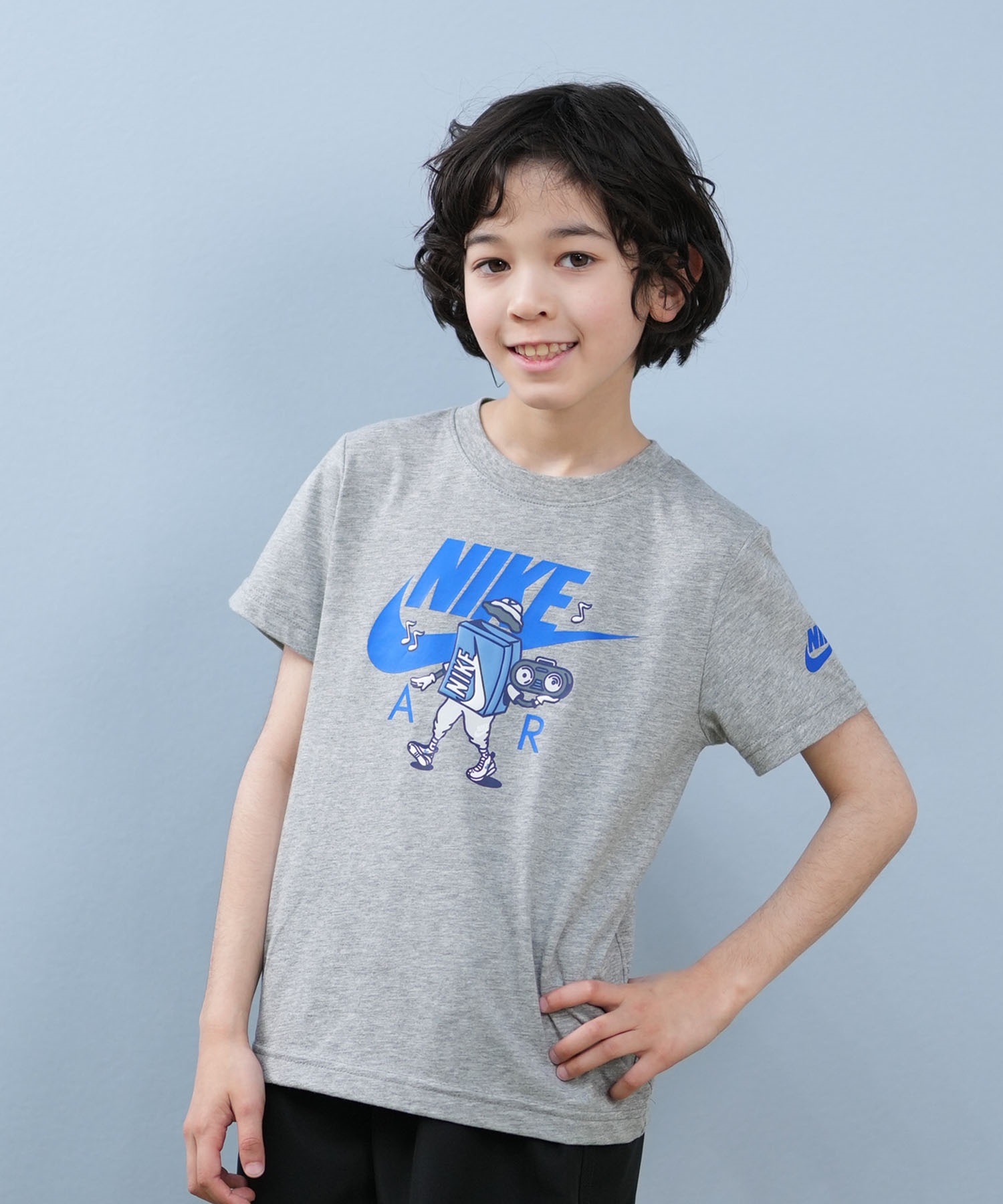 NIKE ナイキ 半袖 Tシャツ キッズ 子供 ロゴ NIKE AIR BOXY 86M841-042