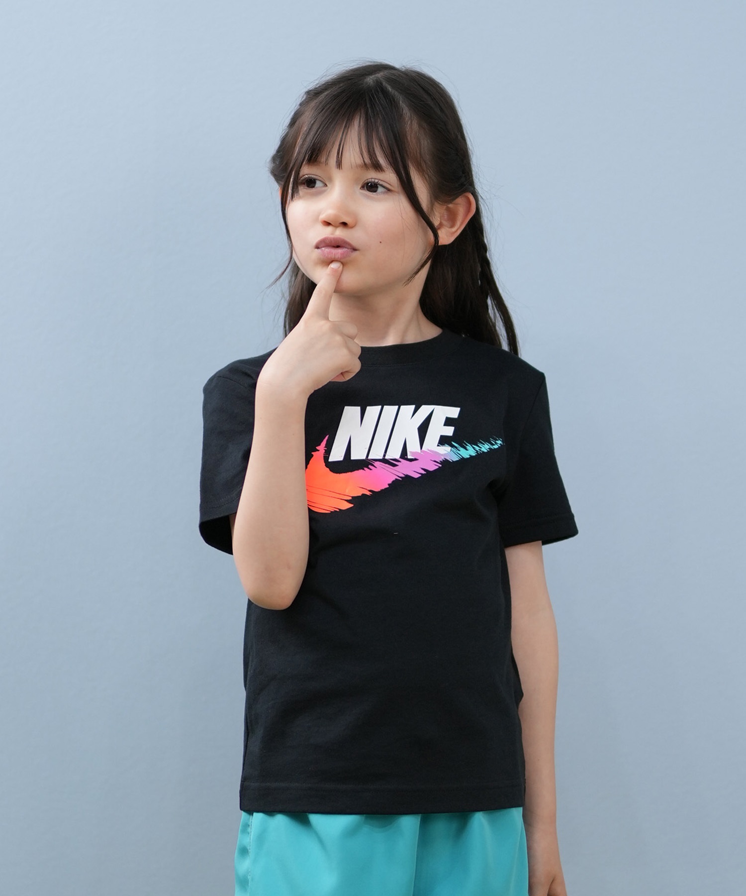 NIKE ナイキ 半袖 Tシャツ キッズ 子供 ロゴ NIKE BRANDMARK SWOOSH