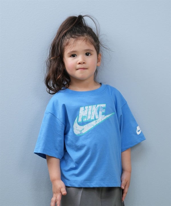 NIKE ナイキ 半袖 Tシャツ キッズ 子供 ロゴ 花 ガールズ FLOWRAL BOXY GRAPHIC TEE 36M612-UAV