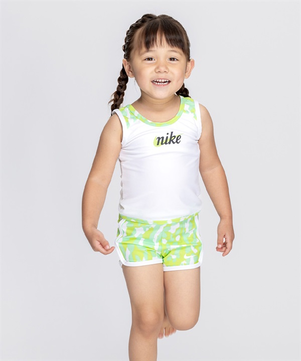 NIKE ナイキ 水着 セット キッズ 子供 スイムウェア セパレート レオパード柄 トドラーガールズセパレーツ 1991117 254