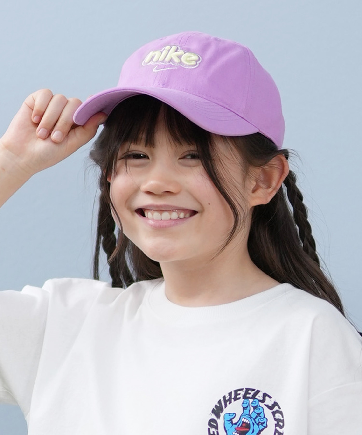 NIKE ナイキ キャップ キッズ 8A3119 8A3119-P3R 帽子｜ムラサキ