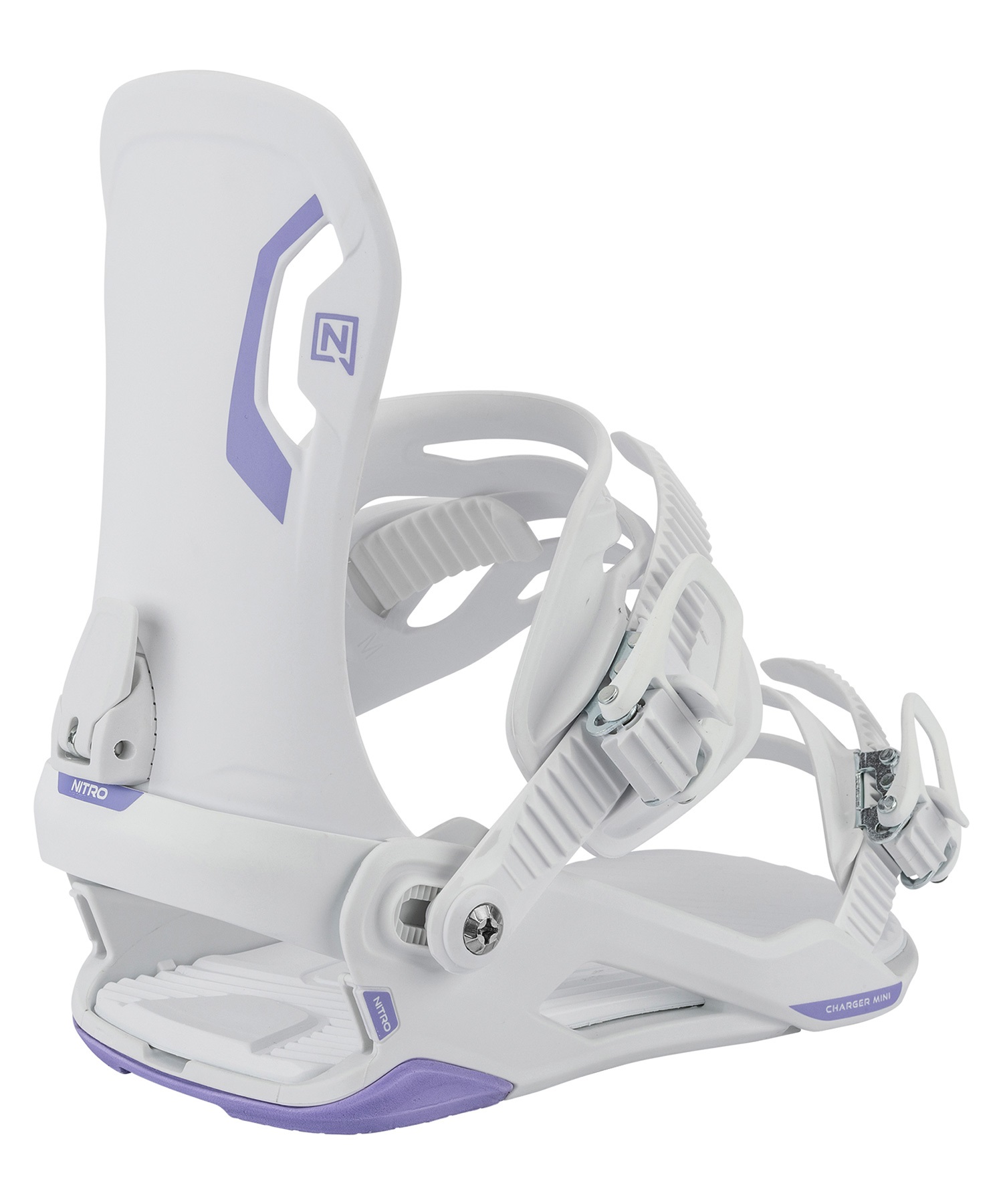 NITRO ナイトロ スノーボード バインディング ビンディング キッズ ユース CHARGER MINI ムラサキスポーツ 25-26モデル MM G4(WHITE-S)