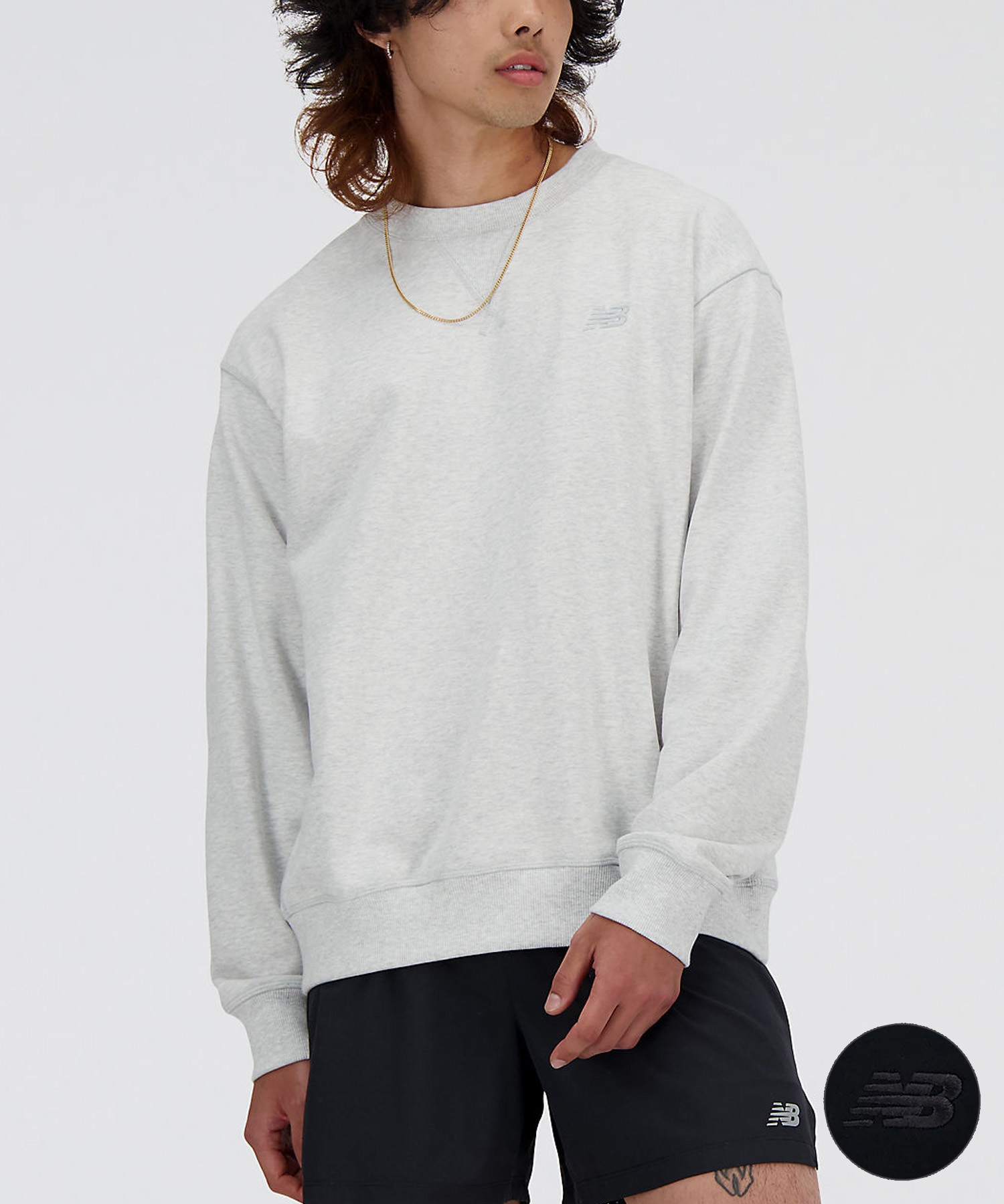 美品　パルストレーナー New Balance ニューバランス トレーナー スウェット メンズ クルー