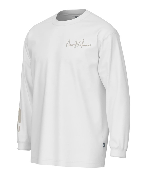 New Balance ニューバランス 長袖 Tシャツ ロンT メンズ 袖ロゴ Athletics Signature Long Sleeve T-shirt MT53942