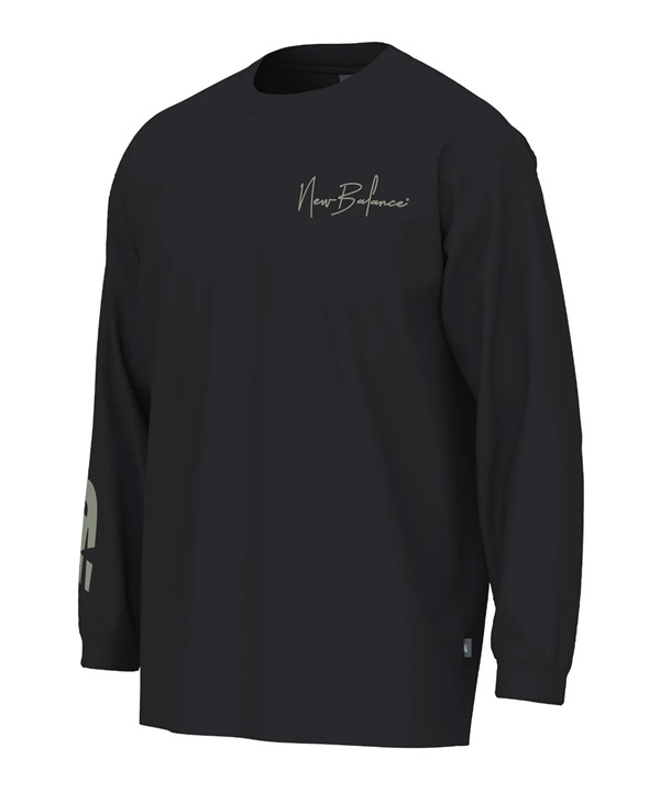 New Balance ニューバランス 長袖 Tシャツ ロンT メンズ 袖ロゴ Athletics Signature Long Sleeve T-shirt MT53942