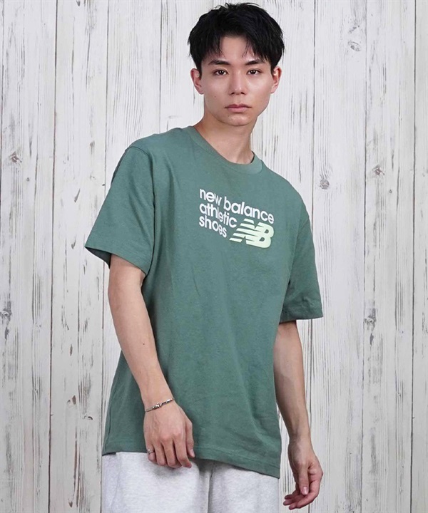 new balance ニューバランス 半袖 Tシャツ メンズ フロントプリント ユニセックス MT51900