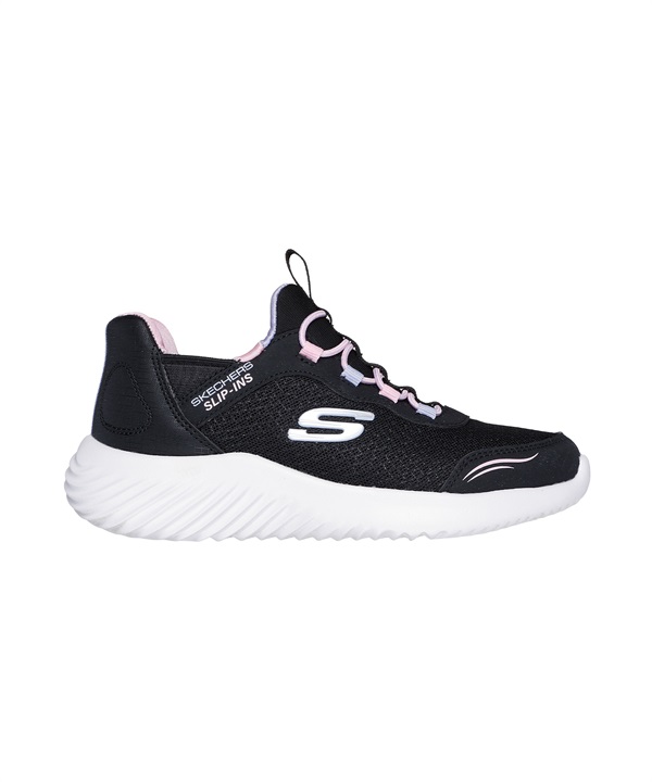 SKECHERS スケッチャーズ スニーカー キッズ ジュニア 子供 靴 シューズ BOUNDER-SIMPLE CUTE 303585L-BLK
