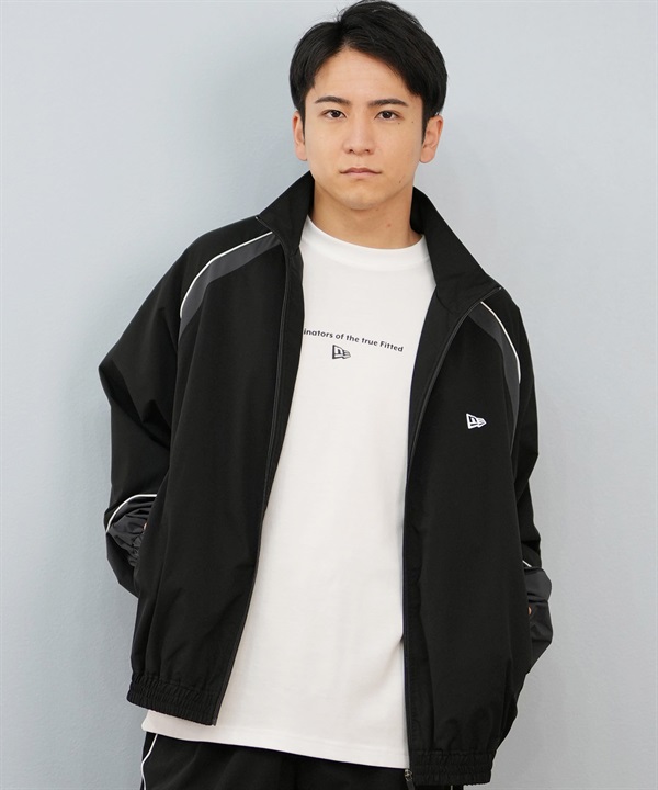 NEW ERA ニューエラ ジャージ トラックジャケット メンズ シンプル オーバーサイズ セットアップ対応 14674818