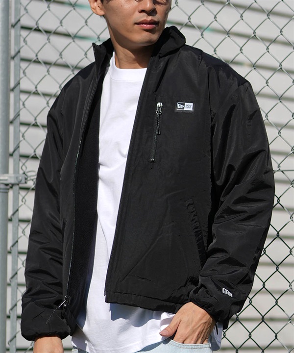 NEW ERA ニューエラ アウター メンズ リバーシブル ジャケット リフレクティブ仕様 FLEECE REVERACKET 14877294 ムラサキスポーツ限定