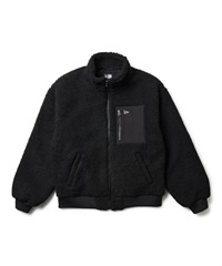 NEW ERA ニューエラ アウター メンズ ボアブルゾン ブラック オーバー
