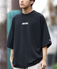 NEW ERA ニューエラ トレーナー メンズ 半袖 ドライスウェット Tシャツ Wordmark Logo 14410163