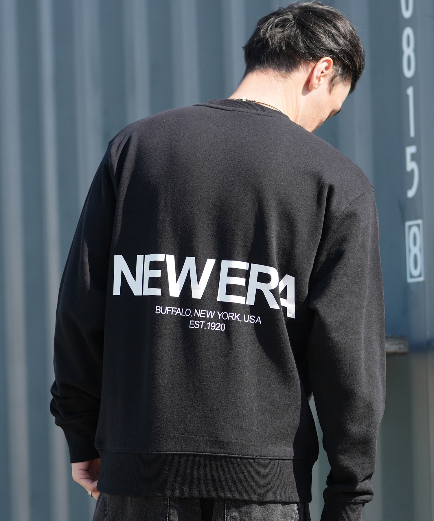 NEW ERA ニューエラ トレーナー スウェット メンズ バックプリント 裏