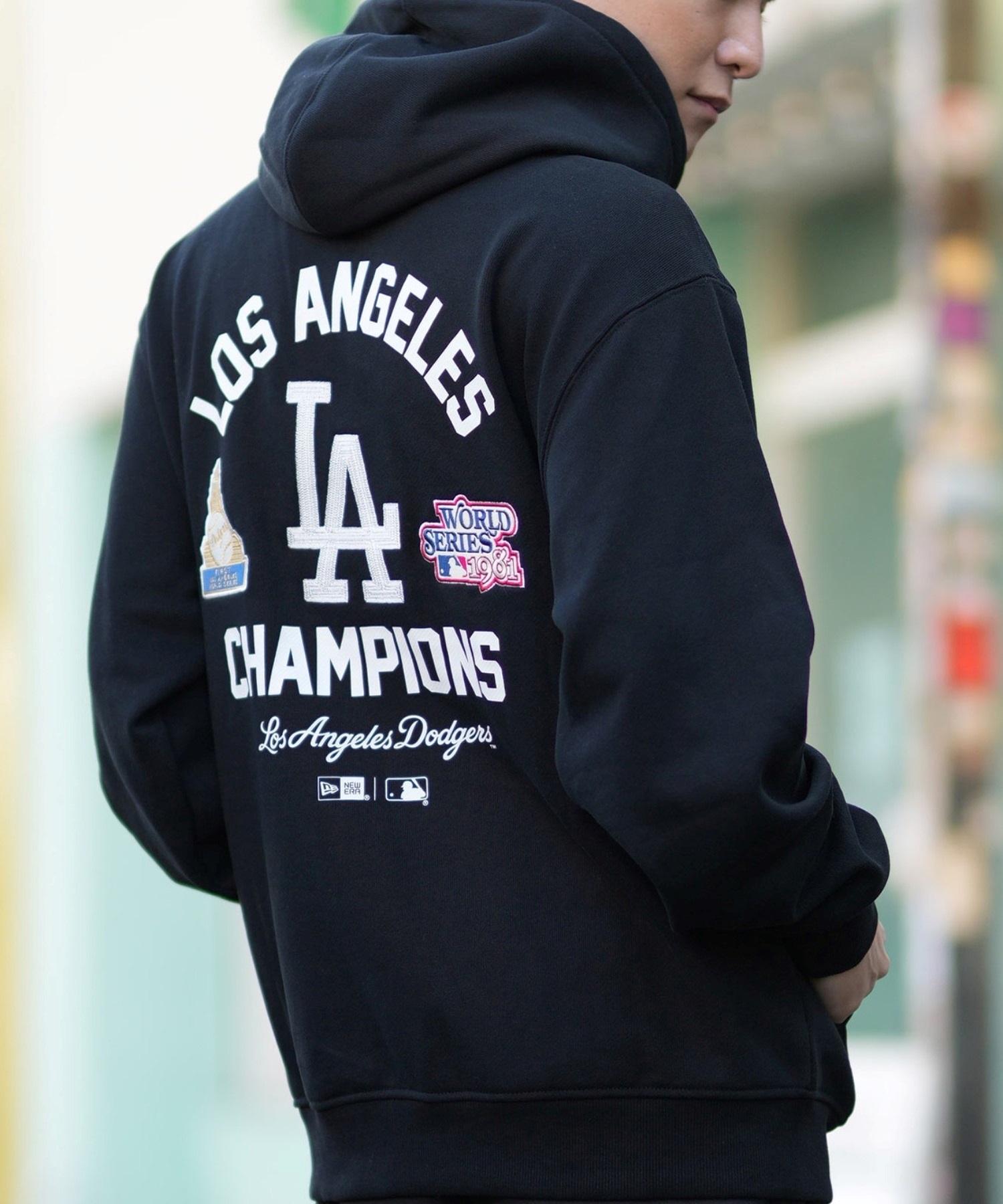 NEW ERA ニューエラ プルオーバー パーカー メンズ バックプリント