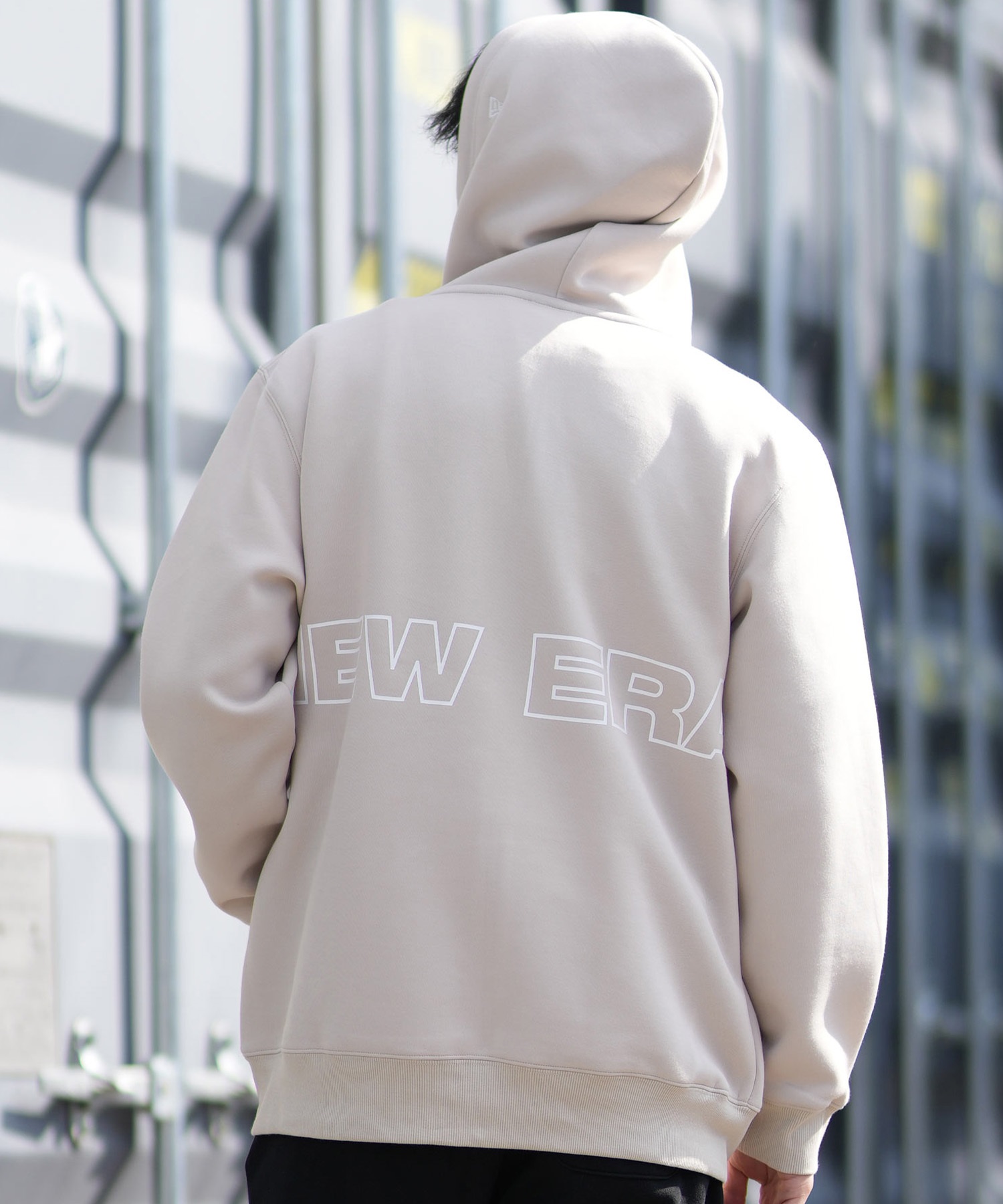 NEW ERA ニューエラ ジップアップ パーカー メンズ バックプリント