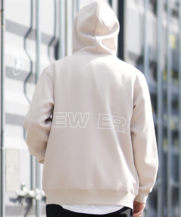 NEW ERA ニューエラ ジップアップ パーカー メンズ バックプリント ロゴ シンプル 14877287 ムラサキスポーツ限定
