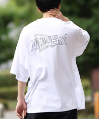 NEW ERA ニューエラ メンズ 半袖 Tシャツ バックプリント 吸汗速