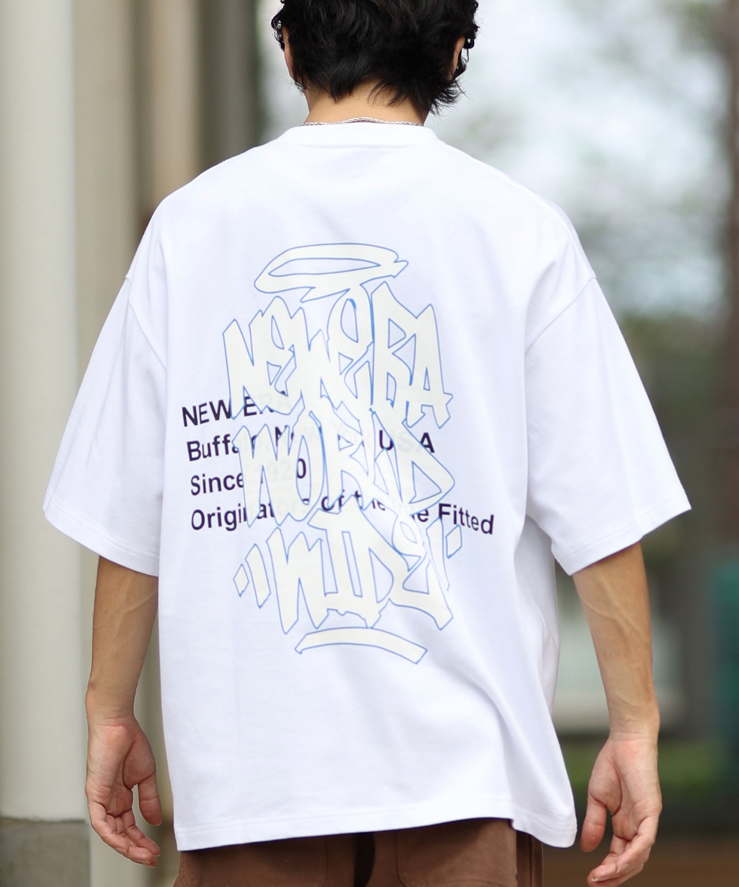 NEW ERA ニューエラ メンズ 半袖 Tシャツ バックプリント 14410049
