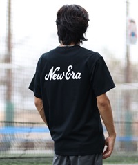 NEW ERA ニューエラ 半袖 Tシャツ メンズ バックプリント ロゴ 吸水速