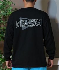 NEW ERA ニューエラ 長袖 Tシャツ メンズ ロンT バックプリント 吸汗速