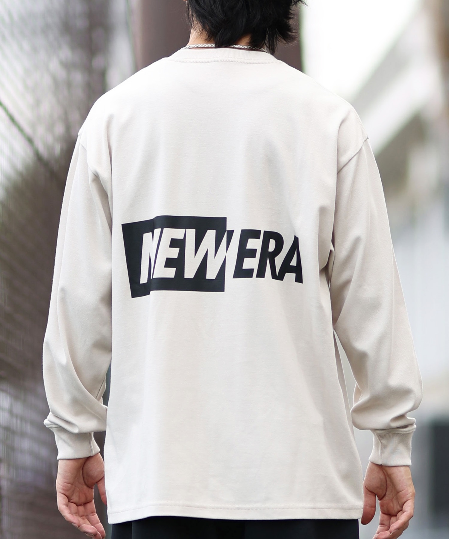 NEW ERA ニューエラ 長袖 Tシャツ メンズ ロンT バックプリント NEW ERA ニューエラ 長袖 Tシャツ メンズ ロンT バックプリント