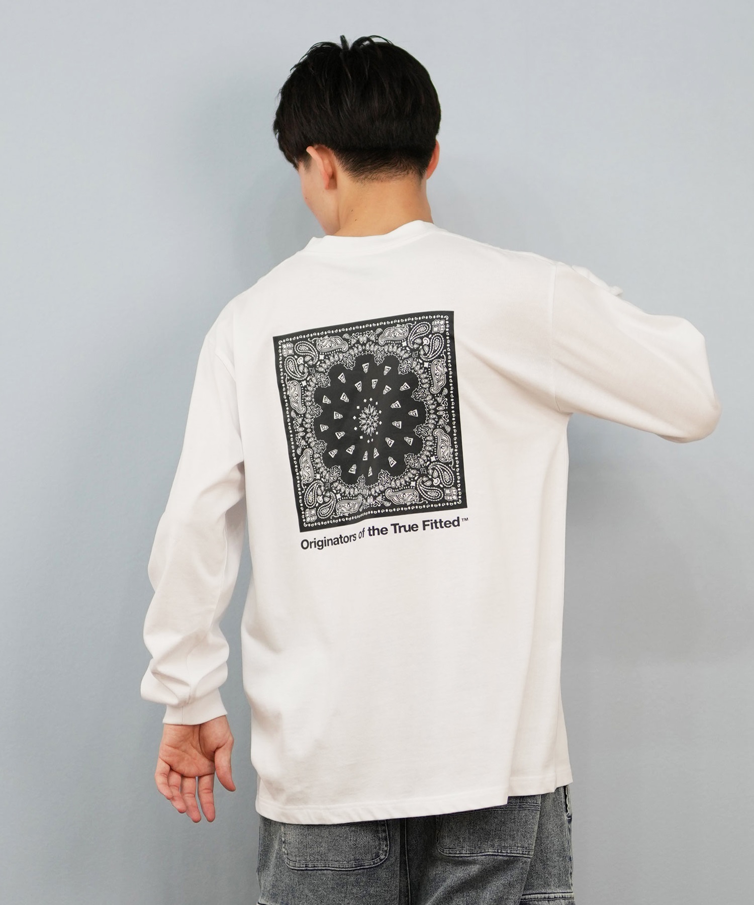NEW ERA ニューエラ 長袖 Tシャツ メンズ ロンT バックプリント