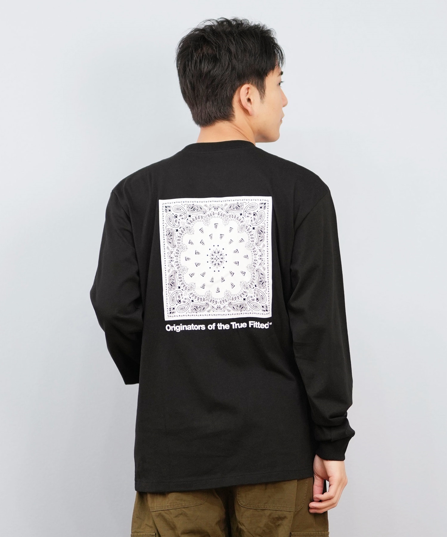 NEW ERA ニューエラ 長袖 Tシャツ メンズ ロンT バックプリント