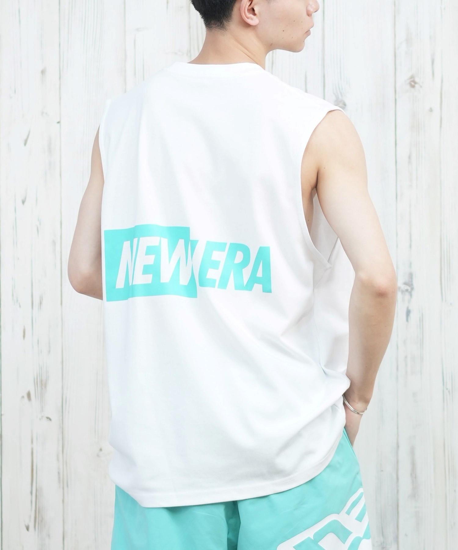 NEW ERA ニューエラ メンズ タンクトップ バックプリント 14670950
