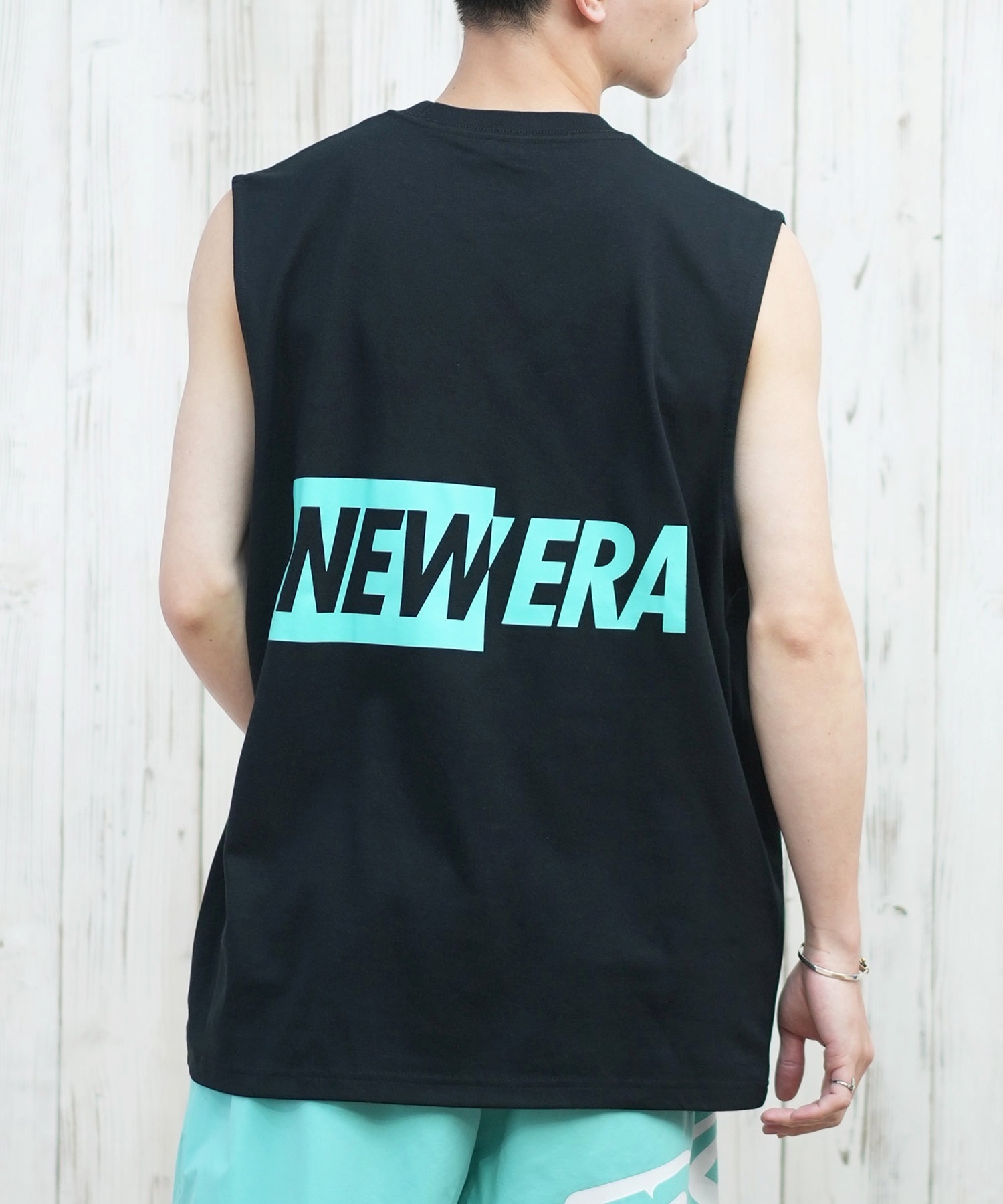 NEW ERA ニューエラ メンズ タンクトップ バックプリント 14670952