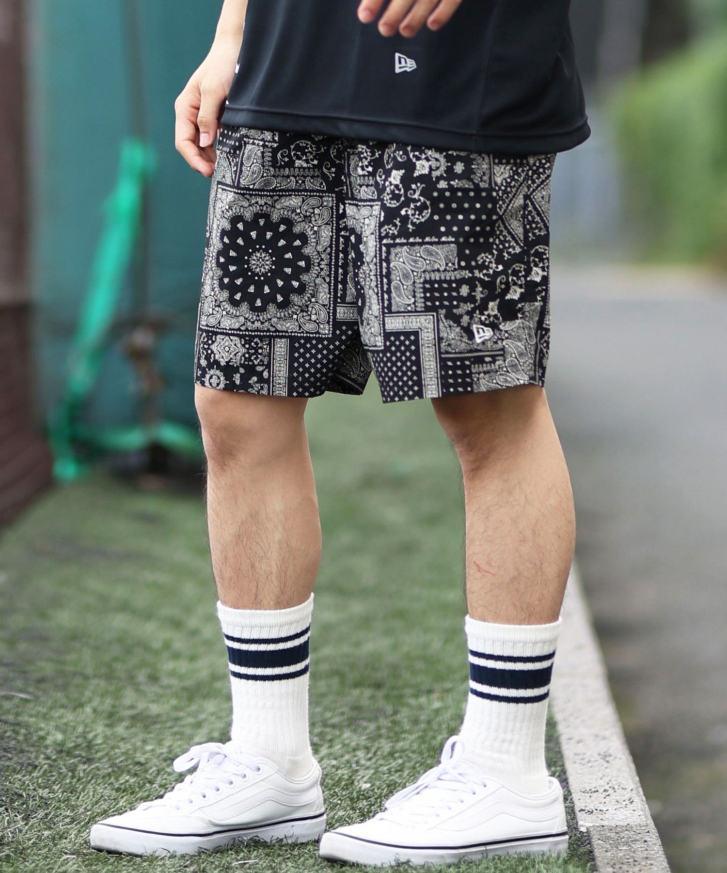 ニューエラ ハーフパンツ NEWERA ハーフパンツ M （ニューエラ ショートパンツ ハーフ