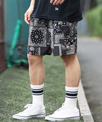 美品　ニューエラ　ハーフパンツ　総柄 NEW ERA パンツ ニューエラ ショートパンツ ハーフパンツ