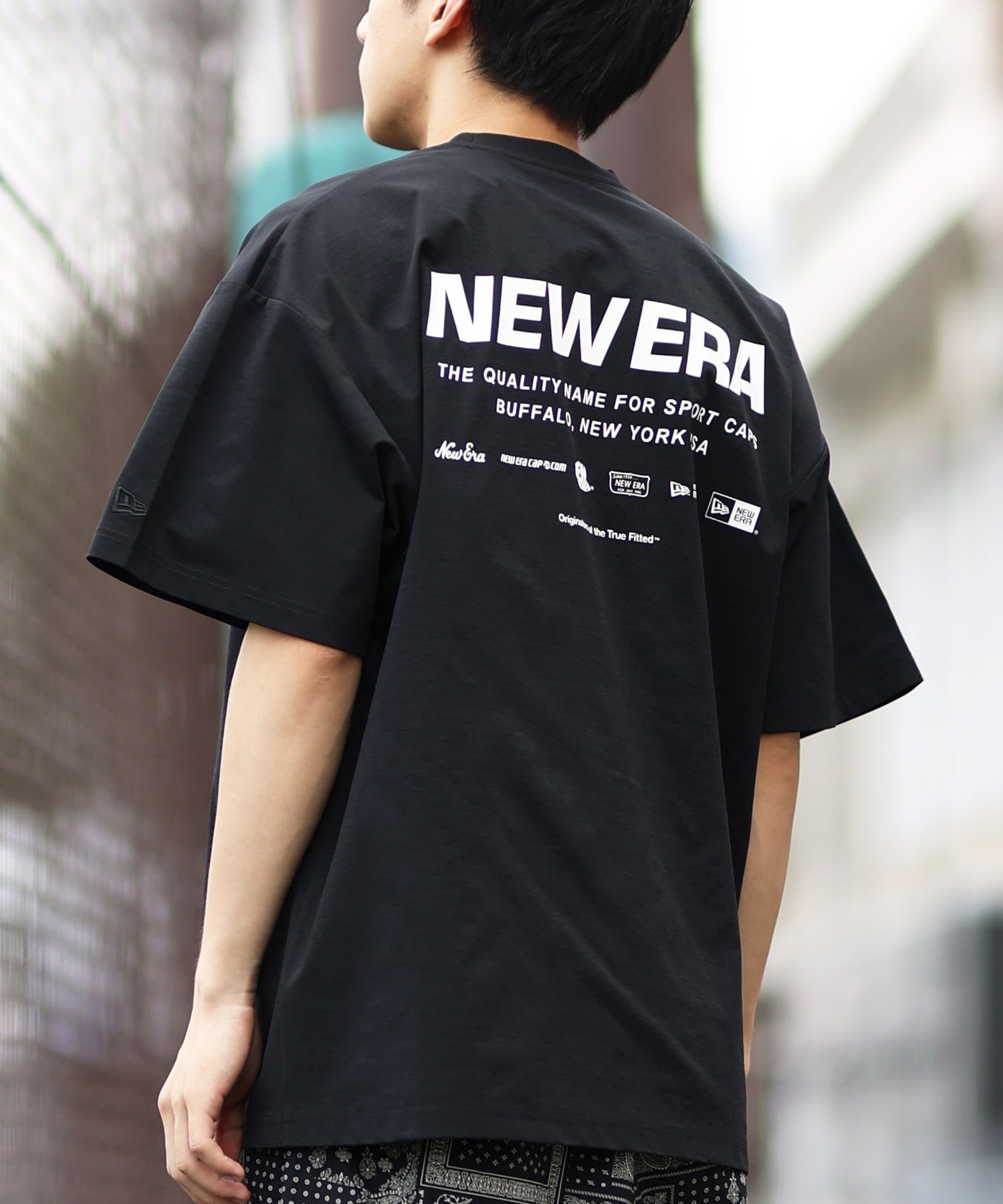NEW ERA ニューエラ ラッシュガード メンズ 半袖 Tシャツ バック